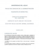 Cadena de valor ejemplo