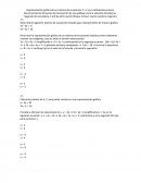 Representación gráfica de un sistema de ecuaciones 2 × 2 con coeficientes enteros. Reconocimiento del punto de intersección de sus gráficas como la solución del sistema