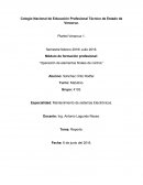 Operación de elementos finales de control