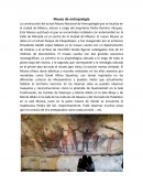 Museo de antropología. Parque de Chapultepec