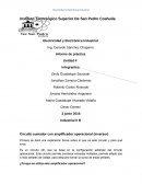 Circuito sumador con amplificador operacional (inversor)