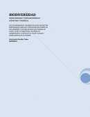 BIODIVERSIDAD Y MEGADIVERSIDAD MEXICANA Y MUNDIAL.