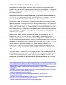 Estimación de Demanda del producto destinado a personas
