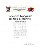 Corrección Topográfica con tabla de Hammer