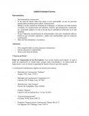 Analisi estrategico externo