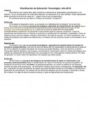 Criterios de planificacion de tecnologia.