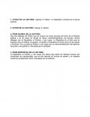 Capitulo IV Platón: “La República”