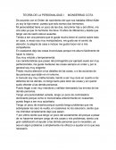 TEORÍA DE LA PERSONALIDAD I MONSERRAD COTA