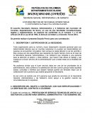 DESCRIPCION Y JUSTIFICACION DE LA NECESIDAD.