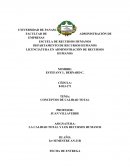 LICENCIATURA EN ADMINISTRACIÓN DE RECURSOS HUMANOS.