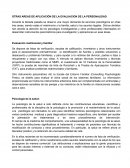 OTRAS AREAS DE APLICACIÓN DE LA EVALUACION DE LA PERSONALIDAD