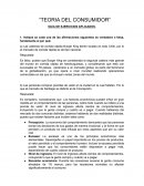 Teoria del consumidor.