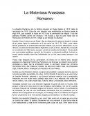 La Misteriosa Anastasia