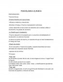 PSICOLOGIA CLINICA PSICOANALISIS