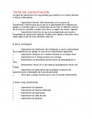 Tipos de Capacitacion.