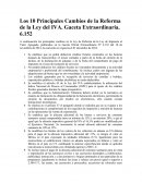 Principales cambios del islr 2015.