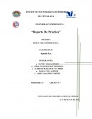 Reporte de practica de camara oscura