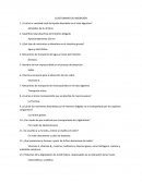 Aparato digestivo cuestionario Absorcion