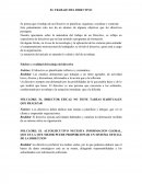 EL TRABAJO DEL DIRECTIVO.