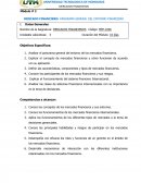 Módulo # 2 MERCADO FINANCIERO: PANORAMA GENERAL DEL ENTORNO FINANCIERO