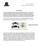 Figura 1. Diodo Representación Física Y esquemática.