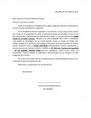 Proyecto- Grato es de dirigirme al Despacho de su Digno Cargo para saludarle cordialmente y al mismo tiempo manifestarle lo siguiente:
