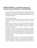 Los afectos intuitivos y el comienzo de los sentimientos interindividuales