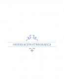 Ejercicio de Etnografía