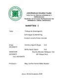 Trabajo de Investigación Estrategias de Marketing Producto Aceite Primor Corazón.