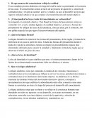 De que manera del conocimiento refleja la realidad