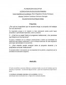 PLANEACION EDUCATIVA LICENCIATURA EN EDUCACIÓN PRIMARIA