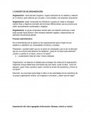 3 conceptos de organizacion