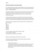 Tasas de crecimiento o tasas de variación