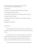 EL BANCO DE MÉXICO Y LA IMPORTANCIA DE SU AUTONOMÍA EN EL DESARROLLO DE LA ECONOMÍA NACIONAL