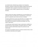 La contaminación ambiental que producen los transportes terrestres