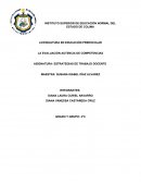 LA EVALUACIÓN AUTENCIA DE COMPETENCIAS