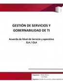 GESTIÓN DE SERVICIOS Y GOBERNABILIDAD DE TI