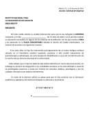 ESCRITO DE SOLICITUD DE DISPENSA INEA