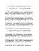 La posibilidad de transformar la metodología de enseñanza actual por una basada en valores y como esta repercutiría en el desarrollo del país.