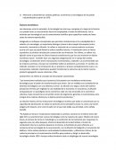 Mencione y desarrolle los cambios políticos, económicos y tecnológicos de los países industrializados a partir de 1970.