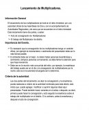 Lanzamiento de Multiplicadores.