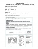 DESARROLLO DE CONTENIDOS Y EJES ARTICULADORES