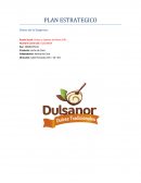 PLAN ESTRATEGICO Dulces y Sabores del Norte EIRL.