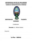 GESTION DE TALENTO HUMANO. ¿Cuál es el porcentaje de empleo que genera el sector público, privado y la informalidad?