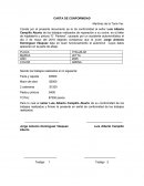 Carta de conformidad.