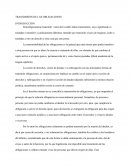 Transmisión de las obligaciones.