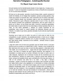 De qué manera me fue transformando desde el inicio hasta hoy, mi paso por la escuela.