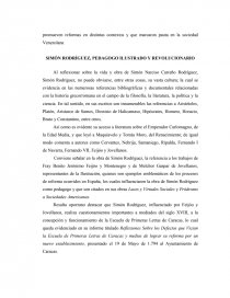 Simón Rodríguez y Simón Bolívar: Pioneros de la Educación Popular. Página 14