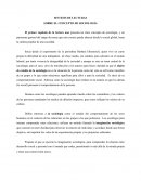 SINTESIS DE LECTURAS SOBRE EL CONCEPTO DE SOCIOLOGÍA