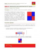 Resolución de ecuaciones de 2° grado